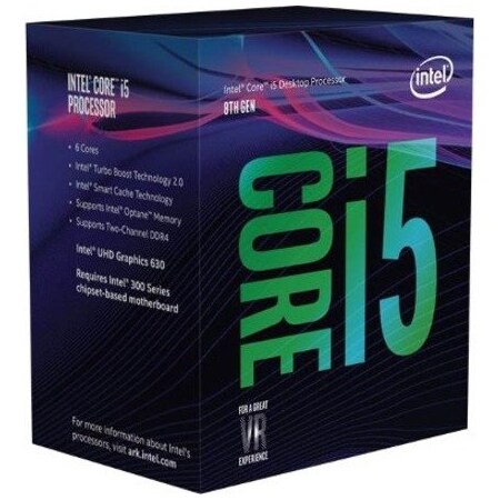 Intel Core i5-8400 Six-Core Coffee Lake Processor 2.8GHz 8.0GT/s 9MB LGA BX80684I58400